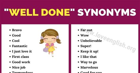 You can often identify synonyms by their dictionary definitions, as the definitions often use the word you want a synonym for or have a similar definition. . Done synonyms